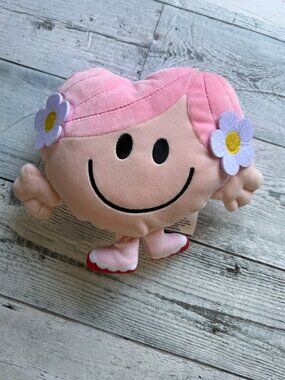 Mr Men Little Miss Memes Hugs Plush Stuffed Animal 7" Toy Doll Sanrio 2023 Heart